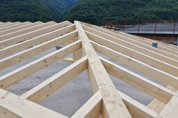 cantiere moleno svizzera carpenteria travi legno tetto