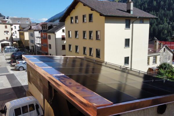 fotovoltaico tetto lamiera rame airolo incasso
